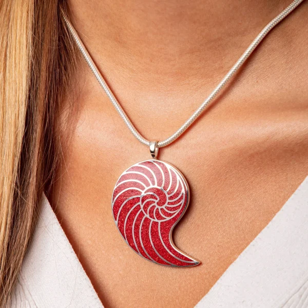 Anhänger*Dur schmuck Anhänger "Korallennautilus"