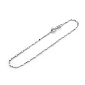 Armbänder*Dur schmuck Armband "Fantasie" 1,2 mm" rhodiniert