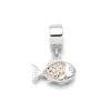 Beads & Charms | Echte Sehnsucht*Dur schmuck Charm "Fisch" Strandsand