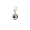 Beads & Charms*Dur schmuck Charm "Strandwellen" Strandsand/Lavasand