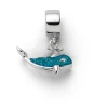 Beads & Charms | Echte Sehnsucht*Dur schmuck Charm "Walfisch" Blauer Steinsand