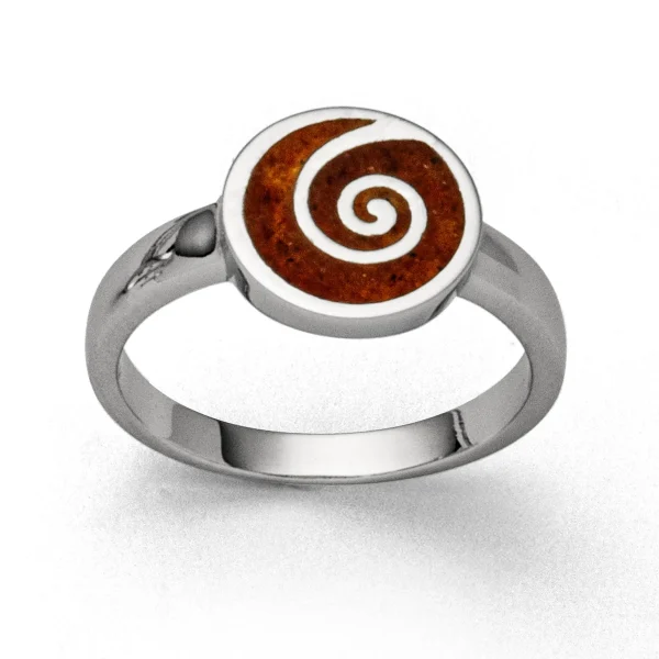 Ringe*Dur schmuck Ring "Bernsteinsandspirale 2.0"