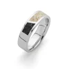 Ringe*Dur schmuck Ring "Duett" Strandsand/Lavasand