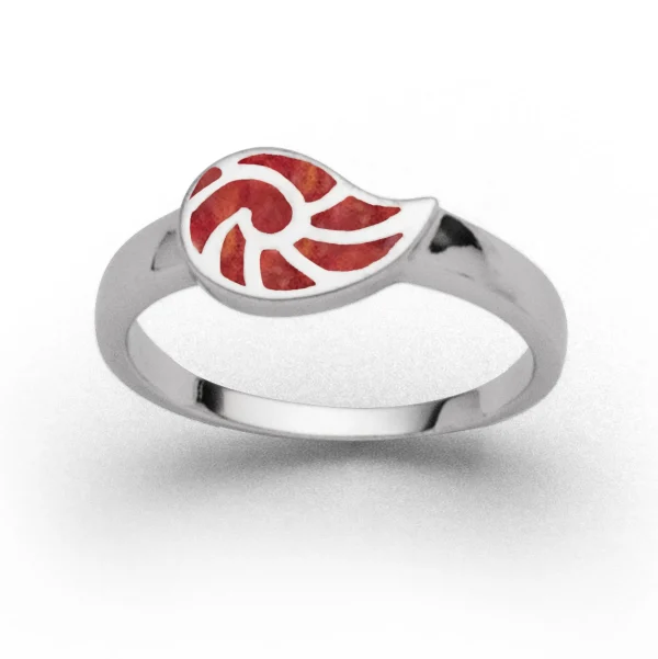 Ringe*Dur schmuck Ring "Korallennautilus"