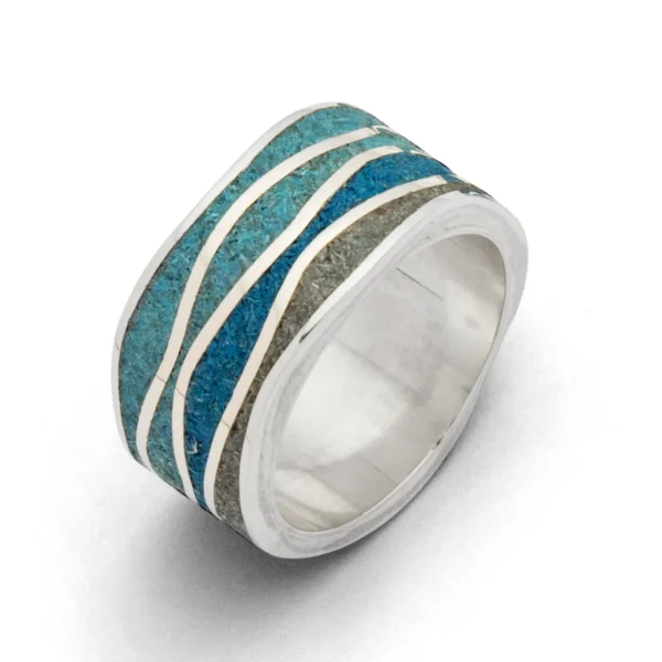 Ringe*Dur schmuck Ring "Meeresblau"