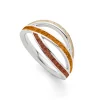 Ringe*Dur schmuck Ring "Ocean Stream" Strandsand/Bernsteinsand