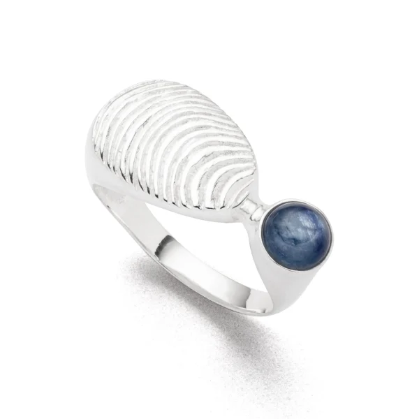 Ringe*Dur schmuck Ring "Perlenbucht" Kyanit