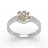 Ringe | Lucky Dog*Dur schmuck Ring "Pfote" Strandsand