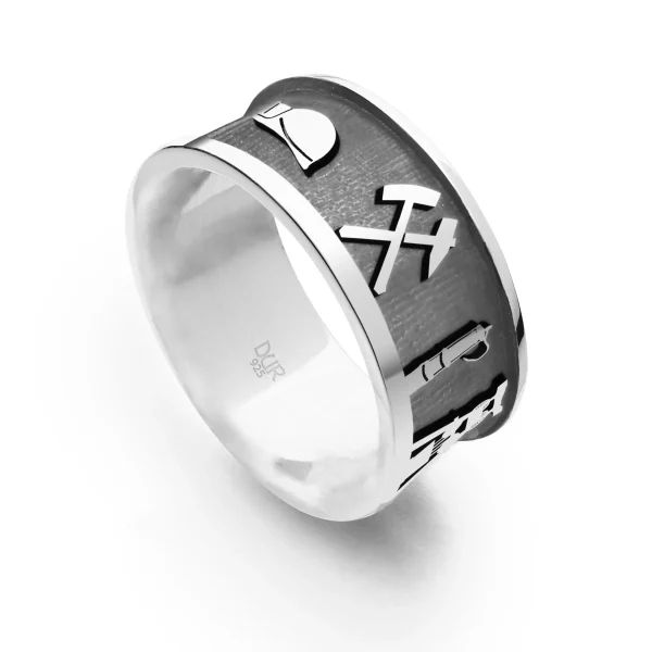 Ringe*Dur schmuck Ring "Pottring sandlos"