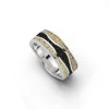 Ringe*Dur schmuck Ring "Strandwellen" Lavasand-Sand-Mix