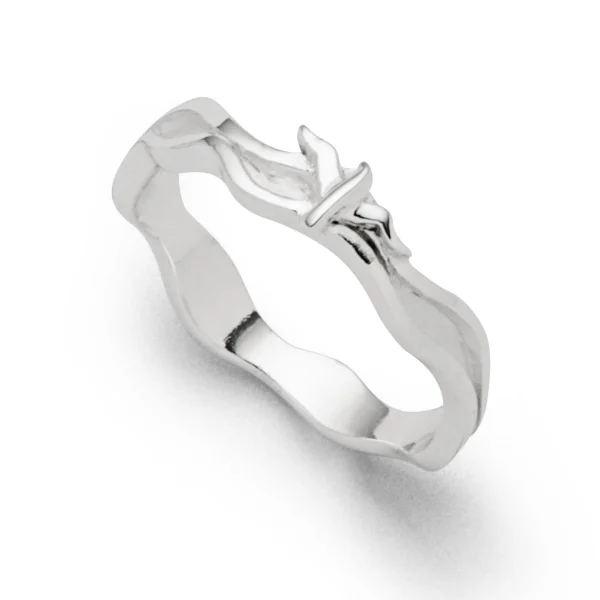 Ringe*Dur schmuck Ring "Strandwellen Möwe", schmal