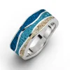 Ringe*Dur schmuck Ring "Strandwellen" Steinsand