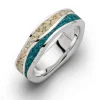 Ringe*Dur schmuck Ring "Strandwellen" Steinsand