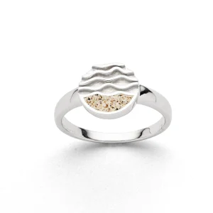 Ringe*Dur schmuck Ring "Strandwellen" Strandsand