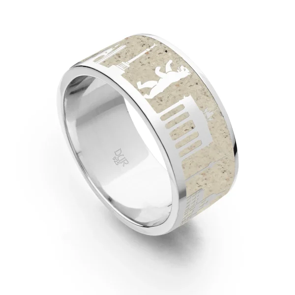 Ringe*Dur schmuck Sandring "Berliner Mauer"